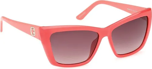 Guess GU00098 72F Damen Sonnenbrille in Pink - Stylische Damen Sonnenbrille von GUESS mit trendigem pinken Rahmen. Ideal für sonnige Tage und ein modisches Accessoire, das jedes Outfit aufwertet.
