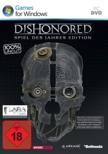 Dishonored: Die Maske des Zorns Spiel des Jahres Edition (PC) DE - Games - Erlebe die preisgekrönte Stealth-Action mit innovativen Kräften und einer packenden Story in dieser besonderen Edition.