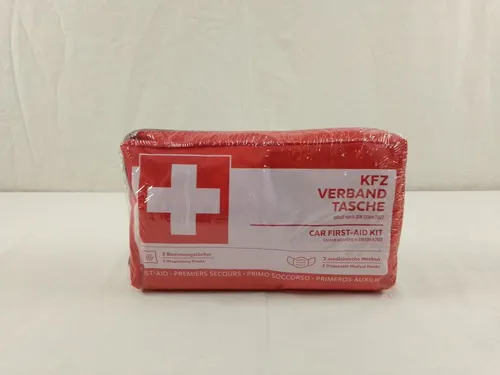 KFZ Verbandstasche nach aktueller Norm 2025 Erste Hilfe Set inkl.Beatmungstücher