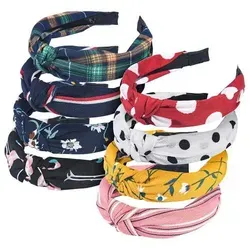 Haarreif Vintage 8 Stück Damen Haarband breit Stirnband Yoga Retro - Vielseitiges Set mit 8 bunten Stirnbändern für jeden Anlass. Elastisch und bequem, ideal für Partys, Hochzeiten oder den Alltag. Hergestellt aus robustem Material für langanhaltenden Tragekomfort und stilvolles Styling.