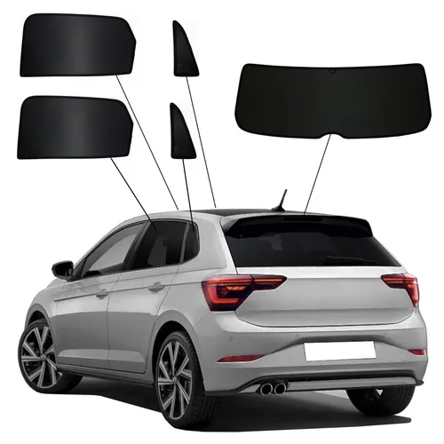 Produktbild Auto Sonnenschutz Sichtschutz UV-Schutz VW Polo 6 Facelift 2021- SunClip