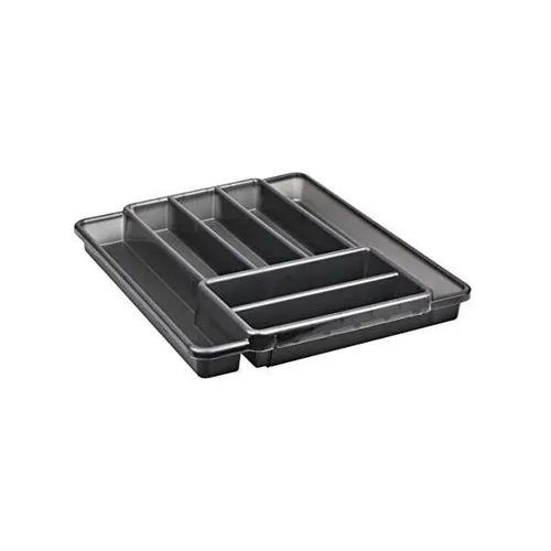 ROTHO BESTECKKASTEN 7 FÄCHER DOMINO ANTHRAZIT NEU