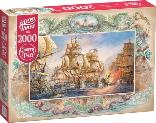 Puzzle 2000 elementów. Bitwa morska 50026 CherryPazzi 5903728750026