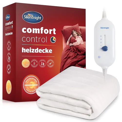 ELEKTRISCHE DECKE – BETTWÄRMEMATTE 150 x 80 CM SILENTNIGHT KOMFORT