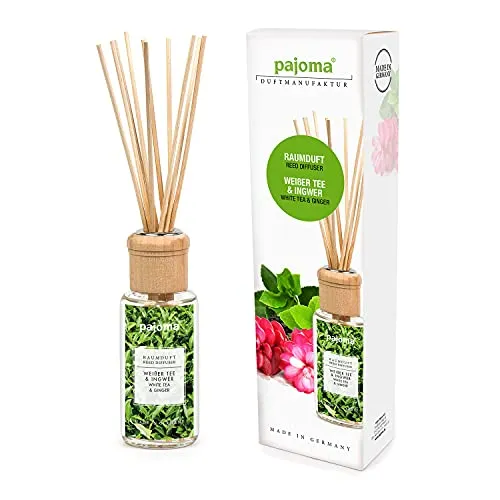 pajoma Raumduft Weißer Tee & Ingwer, 1er Pack (1 x 100 ml) in Geschenkverpackung