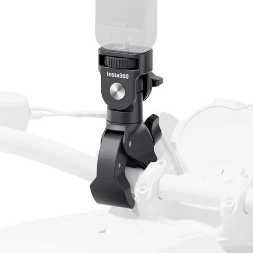 INSTA360 Schwerlast Klemme - Action Cam Halterung in Schwarz - Robuste Schwerlast-Klemme für sicheres Befestigen Ihrer Action Cam, ideal für Abenteuer und Outdoor-Aktivitäten.