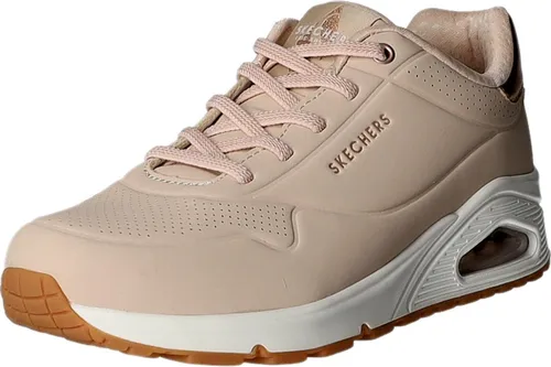 Skechers Damen Sneakers, Natur, 39 EU - Damen-Sneaker mit luftgekühlter Memory Foam Einlegesohle und sichtbarer, luftgepolsterter Zwischensohle für optimalen Komfort und Flexibilität.
