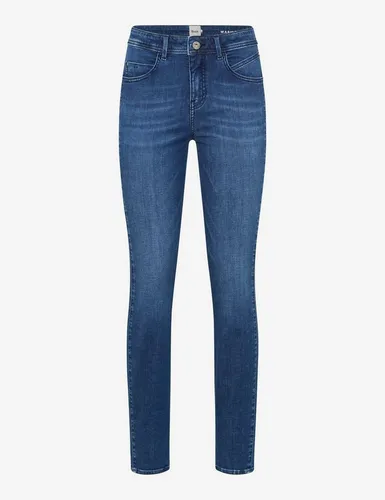 Brax 5-Pocket-Jeans blau 44 - Hochwertige Jeans in Größe 44 aus 91% Baumwolle, pflegeleicht und ideal für jeden Anlass. Der used regular blue Look verleiht einen modernen Style.