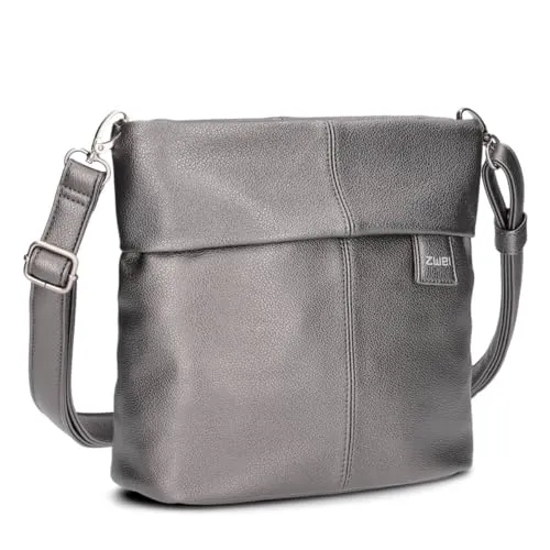 Zwei Damen Handtasche Mademoiselle M8 Crossbody Bag in grau von ZWEI