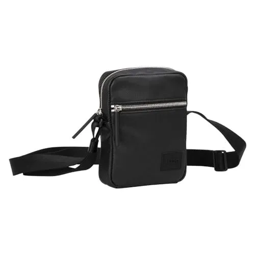 HUGO Ethon 2.0 NS Umhängetasche - Stilvoll in Schwarz - Moderne Umhängetasche für Erwachsene, ideal für den Alltag. Leicht und kompakt, mit den Maßen 20 x 15 x 6 cm, perfekt für Männer, die Stil und Funktionalität schätzen.