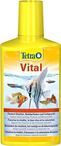 Tetra Vital - 250 ml Vitalitätsförderer für Fische, steigert Wohlbefinden und Farbpracht, mit lebenswichtigen Vitaminen und Mineralstoffen