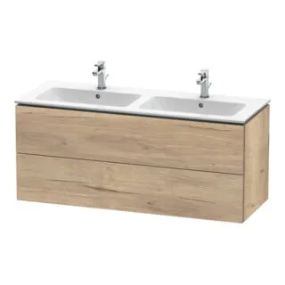 Duravit L-Cube Waschtischunterbau wandhängend mit 2 Schubkästen
