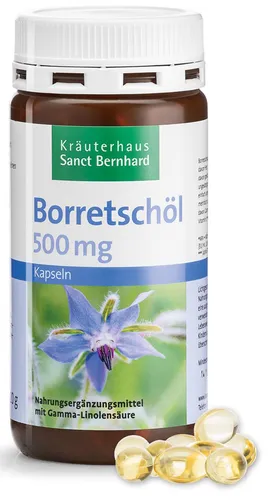 Borretschöl Kapseln (1 Dose) Sanct Bernhard