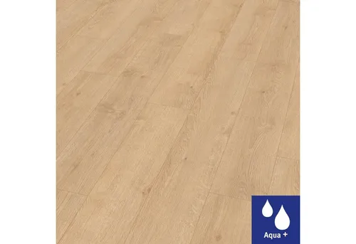 Laminat Redmond Eiche hell Landhausdiele 1292 x 193 x 8 mm - Laminatböden: Hochwertige Landhausdiele mit authentischer Eiche-Optik, ideal für ein modernes Wohnambiente und pflegeleicht.