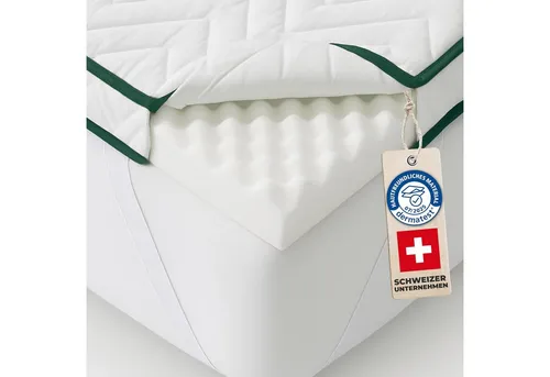 Welldora Recovery Topper 8 cm – wendbar H3/H4 für erholsamen Schlaf - Matratzentopper für Boxspringbett & Allergiker, waschbar bis 90 °C, mit 3D-Kontur für optimale Druckentlastung und Unterstützung während der Nacht.