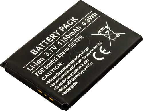 AKKU 10464 - Smartphone-Akku für Sony Ericsson-Geräte, Li-Ion, 1150 mAh