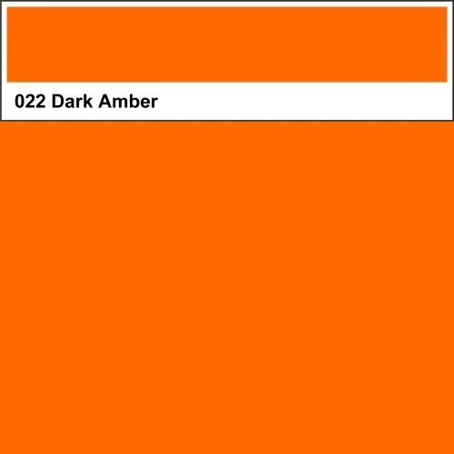 Lee Farbfolie 022 Dark Amber 25cm x 122cm | Neu von Lee