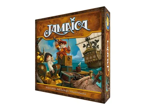 Asmodee, Jamaica, Brettspiel, 2-6 Spieler, 8+ Jahre, italienische Ausgabe