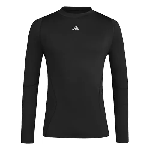 adidas Performance Techfit Sweatshirt - Funktionsshirt für Sportler, atmungsaktiv und ideal für intensive Trainingseinheiten, 100% Polyester für optimalen Komfort und Leistung.