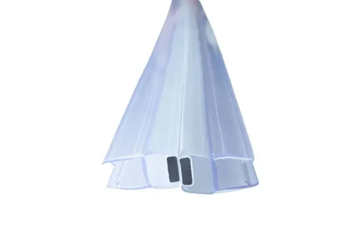 Bagnoxx Duschdichtung 200 cm - Magnetlippe für pendelnde Duschtüren - Dichtungen für Duschtüren mit Magnetverschluss, verhindert Spritzwasser und sorgt für ein sauberes Bad. Einfache Montage und anpassbar, aus hochwertigem PVC-Kunststoff.