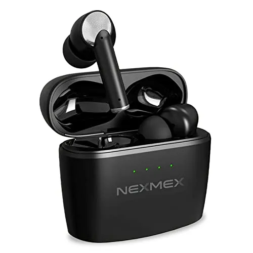 In-Ear Bluetooth 5.3 kabelloser Kopfhörer kompatibel für Samsung Galaxy Serie ANC Ohrhörer Geräuschunterdrückung, Smartphone:Samsung Galaxy A72 5G, Farben:Schwarz