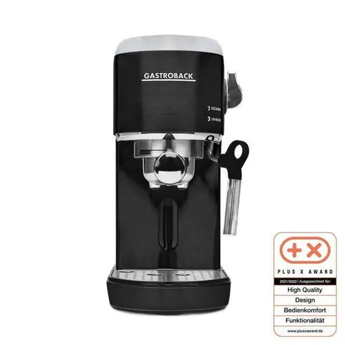 Gastroback Design Espresso Piccolo Schwarz Esspressomaschine
