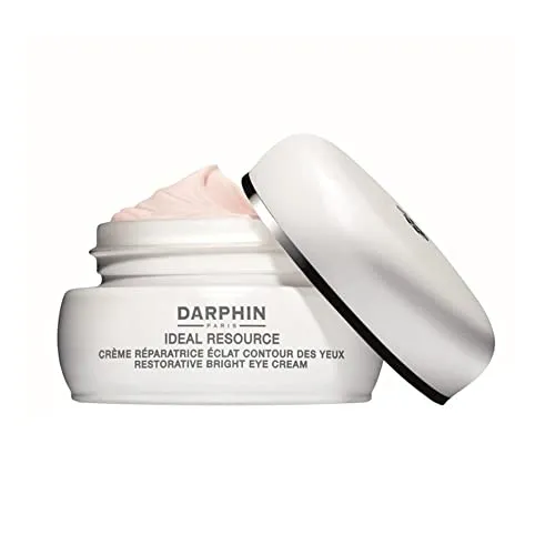 Darphin Ideal Resource Restorative Bright Eye Cream 15 ml - Gesichtspflege mit revitalisierender Wirkung, enthält eine kraftvolle Blütenmischung zur Hautverjüngung und fördert die natürliche Kollagenbildung für einen strahlenden Teint.