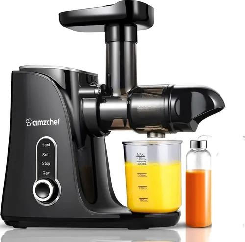 AMZCHEF Slow Juicer Entsafter für Gemüse und Obst von Amzchef