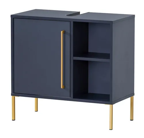 Lomadox Waschbeckenschrank KELLA-80 in nachtblau in blau von Lomadox