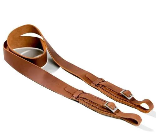 hecho. Kameragurt (Dark Wood) - Handgefertigter Echtleder Kamera Gurt - Kamera- & Camcordergurte – Individuell anpassbarer, langlebiger Kameragurt aus hochwertigem Rindsleder, handgefertigt und fair gehandelt, ideal für DSLR und Vintage Kameras.