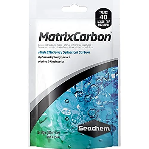 MatrixCarbon Hochleistungs-Kugelkohle für Meer-und Süßwasser, 100 ml