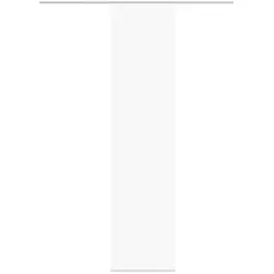 VISION S 84401 Schiebegardine ROM – Bambus-Optik, 260x60 cm, weiß - Schiebevorhang in halbtransparentem Bambus-Design, ideal für Wohn- und Schlafräume. Inkl. Zubehör für einfache Montage und waschbar bei 30°C für einfache Pflege.