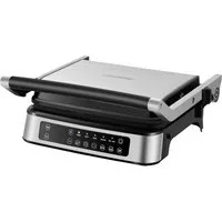 Steinborg Kontaktgrill 2000W mit Touch Display – Flexibler Tischgrill für jede Gelegenheit - Vielseitiger Kontaktgrill mit 2000 Watt Leistung und digitalem Touch Display. Ideal für schnelles, fettarmes Grillen von Fleisch, Fisch und Gemüse. Abnehmbare, antihaftbeschichtete Grillplatten für einfache Reinigung.