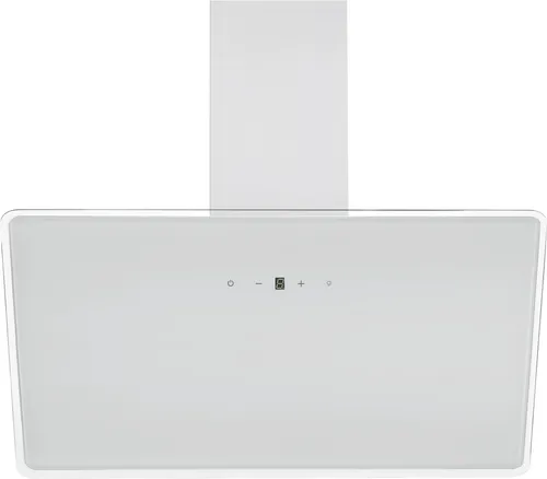 Dunstabzugshaube Schräghaube Kopffrei 90 cm Weiß Wandhaube LED Respekta
