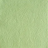 Ambiente - Cocktail Servietten - Elegance - geprägt - 25x25cm - 15 Stück - verschiedenen Farben (Pale green - 7907)