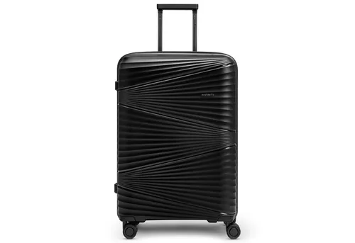 Pactastic Hartschalen-Trolley Collection 02 - 4 Rollen - Hartschalenkoffer mit 4 leichtlaufenden Rollen, arretierbarem Griff und praktischem Wäschefach für optimalen Stauraum und Ordnung auf Reisen.