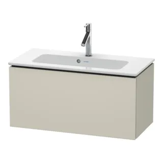 Duravit Waschtischunterschrank Compact L-cube 82x39,1cm, Tau Matt, 1 Ausz., Wandhängend