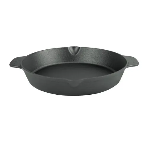 PROREGAL® Grillpfanne Gusseiserne Pfanne XL, Ø 36 cm