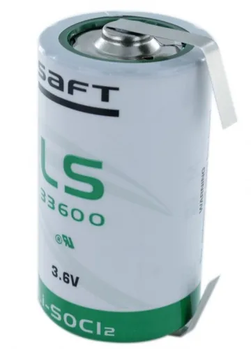 Saft LS33600 ER-D Mono Lithium-Thionylchlorid 3,6V 17.000 mAh - Einweg-Batterien mit hoher Kapazität von 17.000 mAh, ideal für langfristige Anwendungen und zuverlässige Energieversorgung.