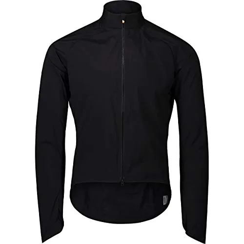 POC Pure-lite Splash Jacket uranium black M - Radjacke für Männer, ultraleicht und packbar, bietet hervorragenden Windschutz und optimale Sichtbarkeit durch reflektierende Elemente.