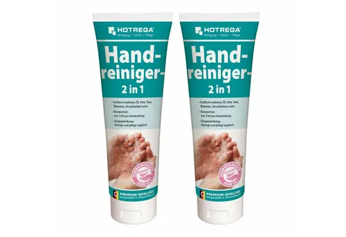 HOTREGA® Handcreme Handreiniger Handwaschpaste Waschpaste Hautpflege Handpflege 2x250ml