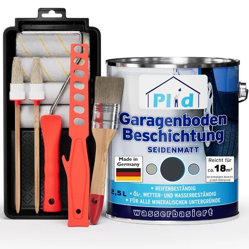 Garagenbodenbeschichtung Set 2,5L Anthrazit