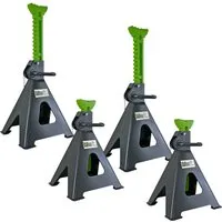 TRUTZHOLM 4X Unterstellböcke mit 12 Tonnen Tragkraft - Stützböcke für sicheres Arbeiten unter Fahrzeugen, wahlweise mit Wagenheber - ideal für Werkstätten und Heimwerker.