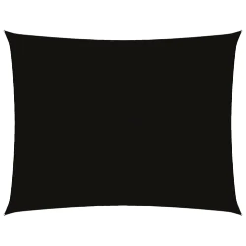 vidaXL Sonnensegel Oxford-Gewebe 5x7 m Schwarz in schwarz von vidaXL