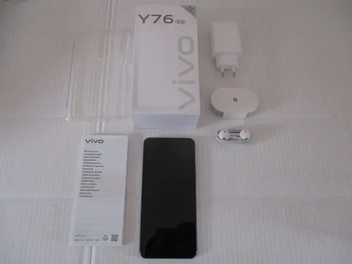 Vivo Y76 5G Smartphone in Grau
