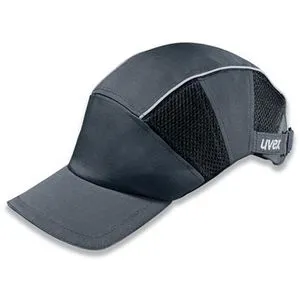 Uvex Anstoßkappe 9794300 u-cap premium armadillo - Schutzhelm mit langem Schirm, stufenlos verstellbar für optimalen Sitz und hohen Tragekomfort. Integrierte Reflexpaspeln für bessere Sichtbarkeit, ideal für den Einsatz in verschiedenen Umgebungen.