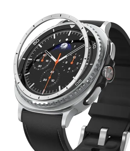 Ringke Inner Bezel Styling für Samsung Galaxy Watch 8 Classic 46mm, Innerer Lünette Ring Kratzfest Edelstahl Schutz