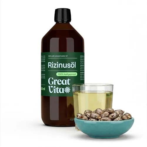 Rizinusöl Kaltgepresst 1 Liter Haaröl