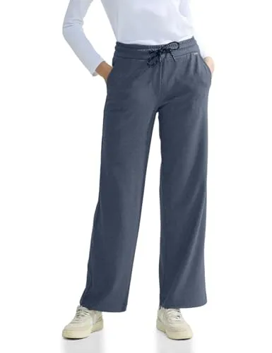 Cecil Damen B377372 Jersey-Culotte, Casual Denim Blue