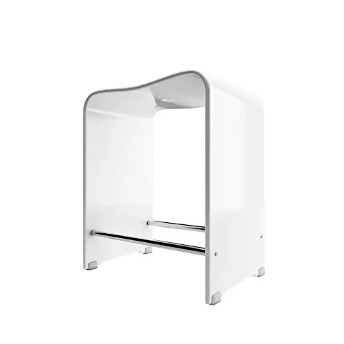 Schulte Dusch- und Badhocker – Ergonomisch und belastbar bis 130 kg - Duschhocker aus Acrylglas, ideal für bewegungseingeschränkte Personen. Rutschfest und temperaturresistent, bietet Komfort und Sicherheit in der Dusche.
